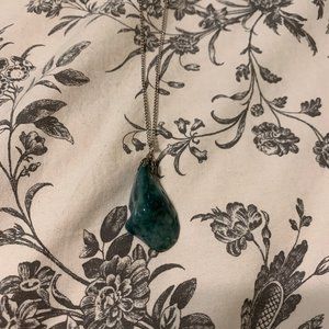 Handmade Blue Stone Necklace